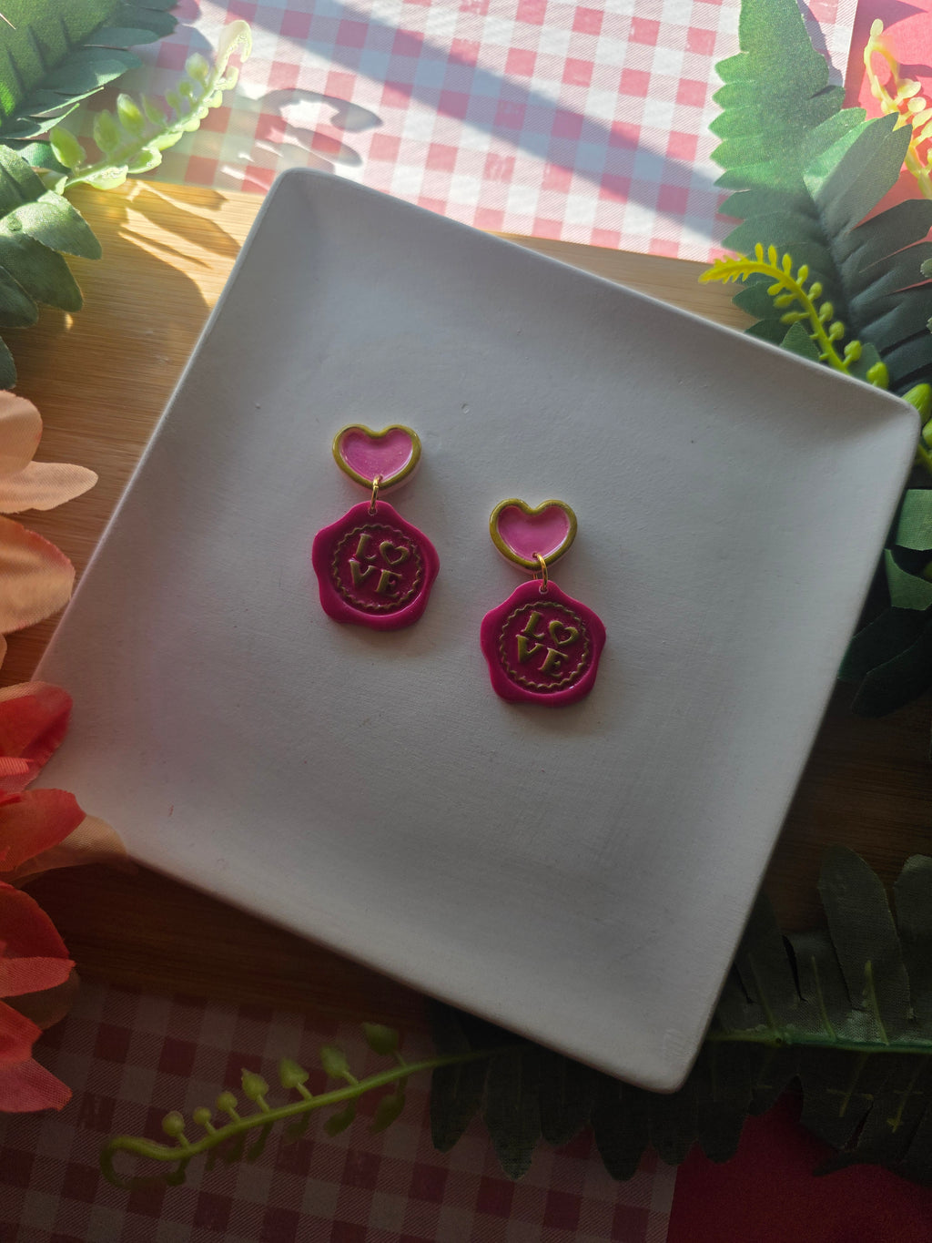 Sealed With Love Valentines Earrings