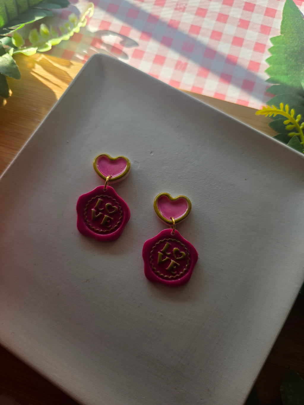 Sealed With Love Valentines Earrings