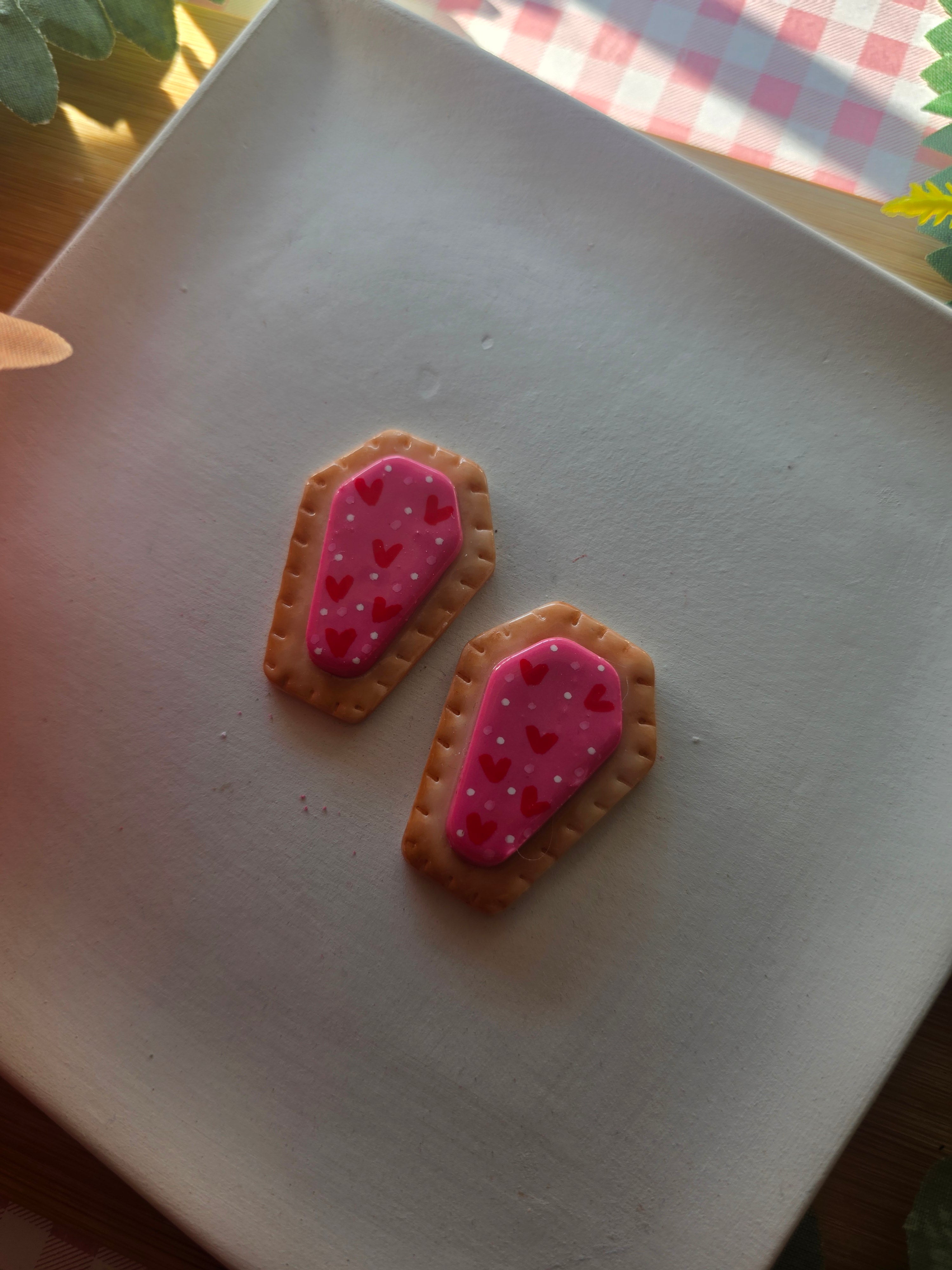 Valentine Pop Tart Earrings