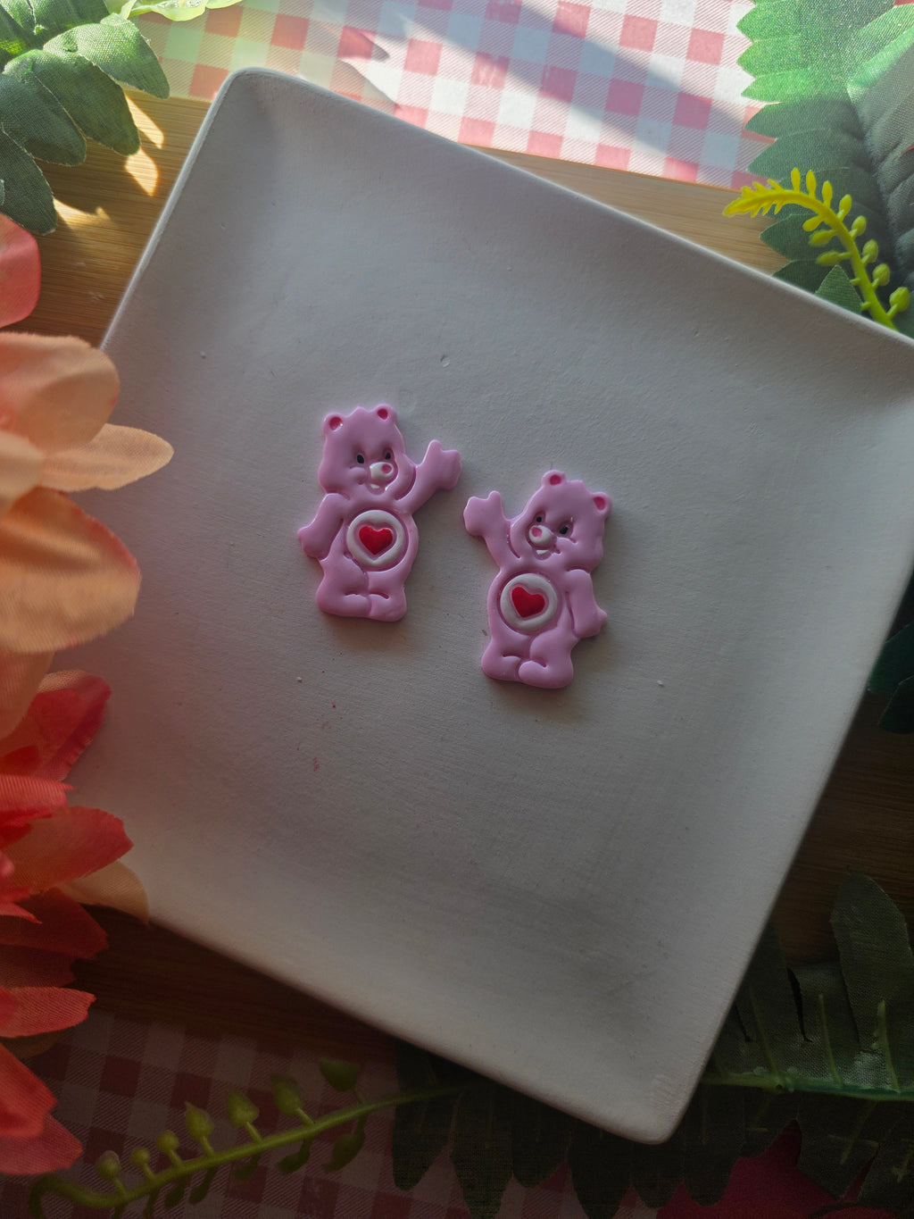 Love Bear Valentines Earrings