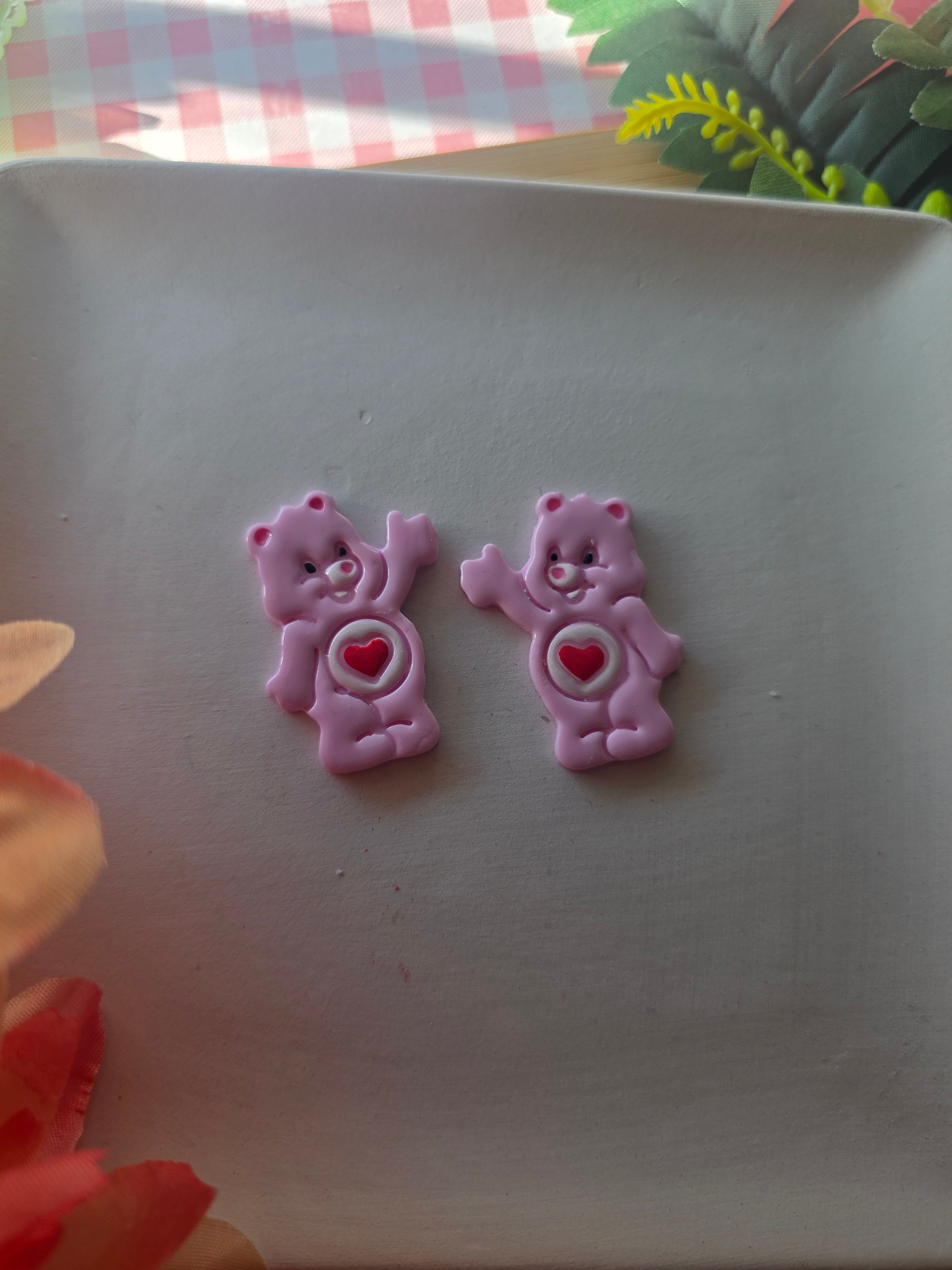 Love Bear Valentines Earrings