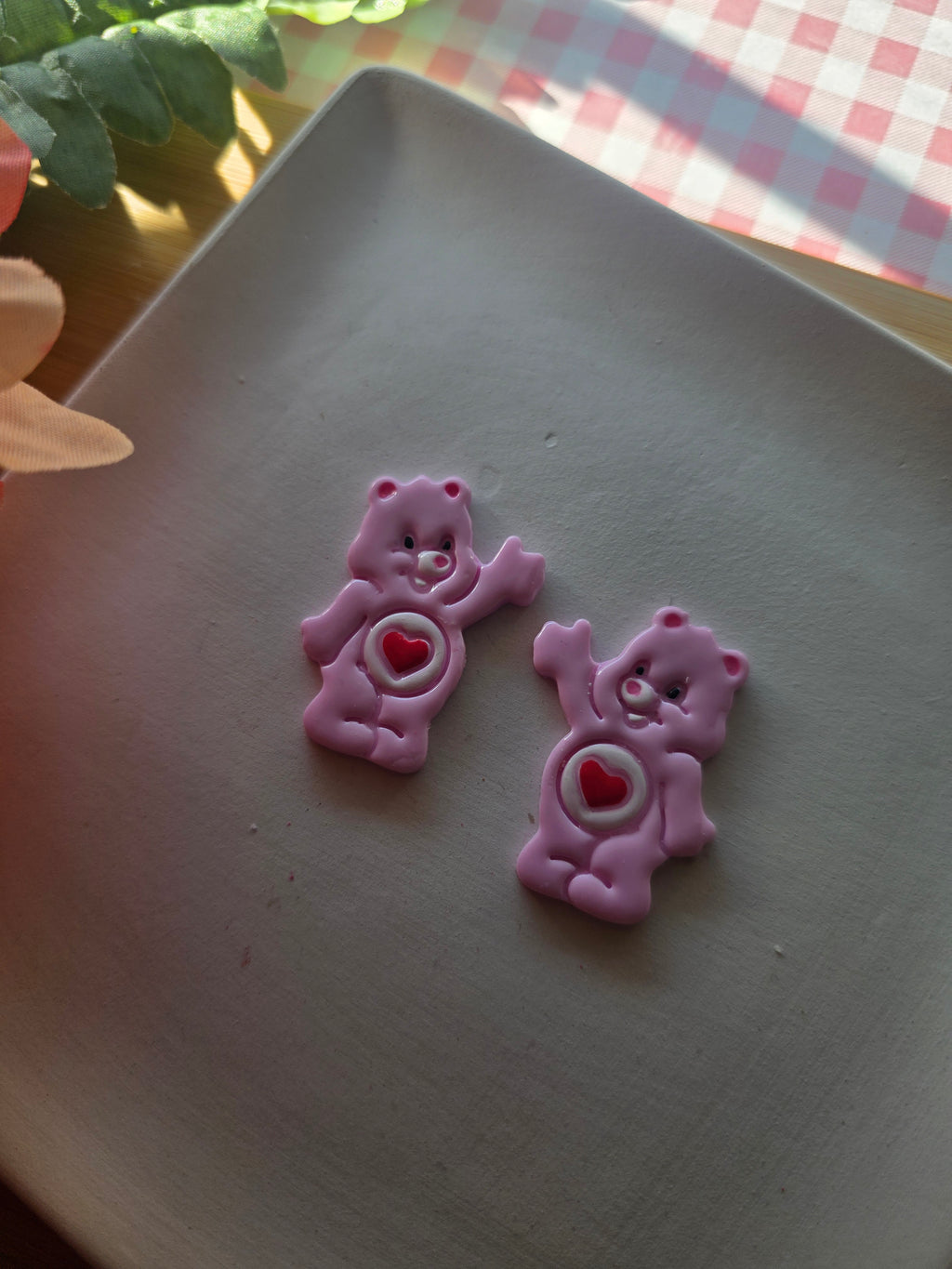 Love Bear Valentines Earrings