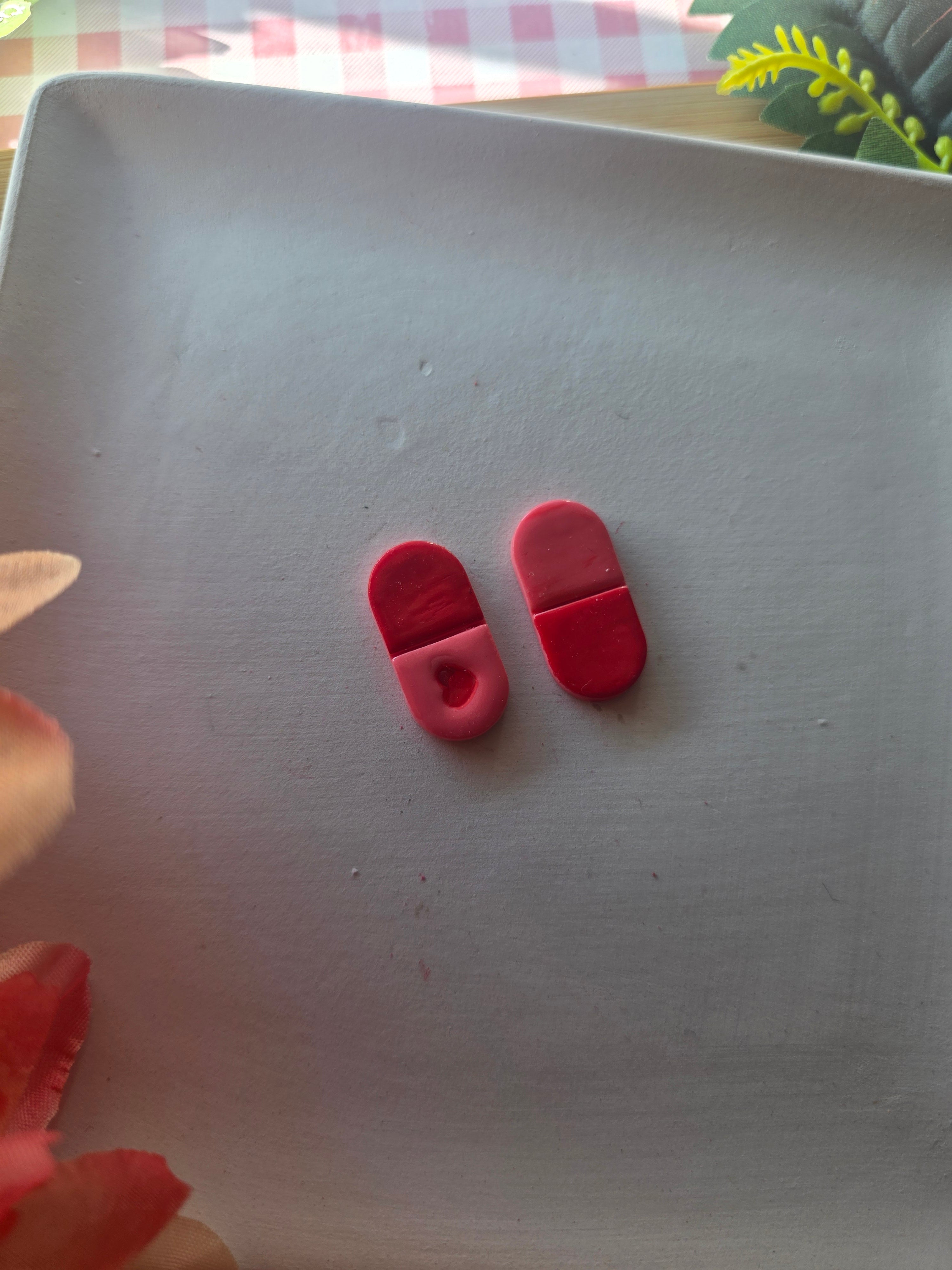 Chill Pill Valentines Earrings