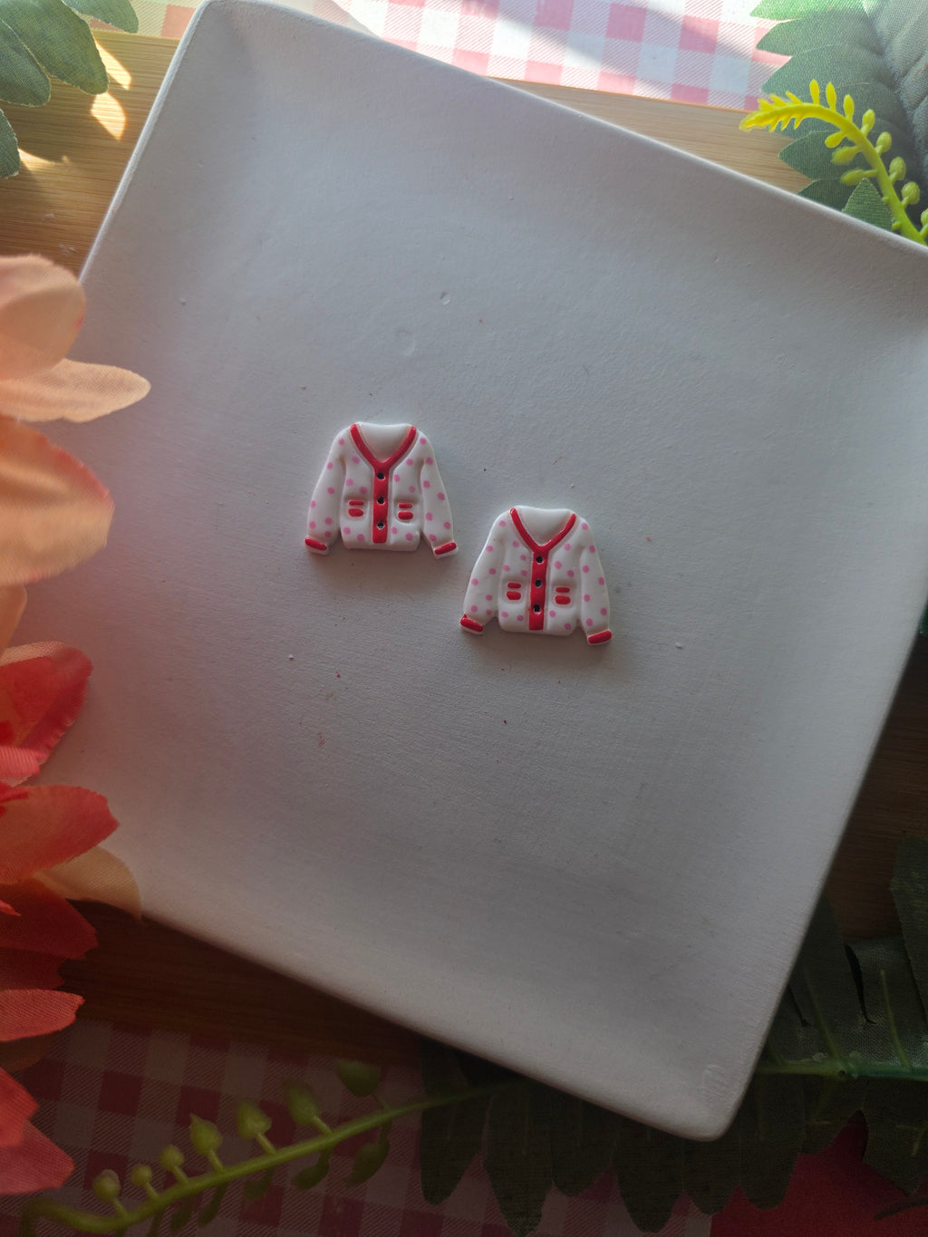 Valentines Sweater Earrings