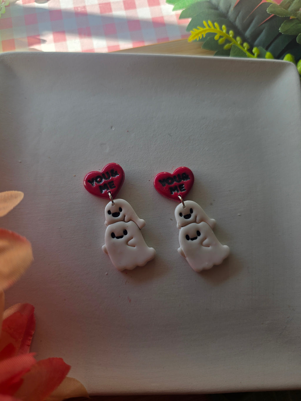 You and Me Ghost Valloween Earrings