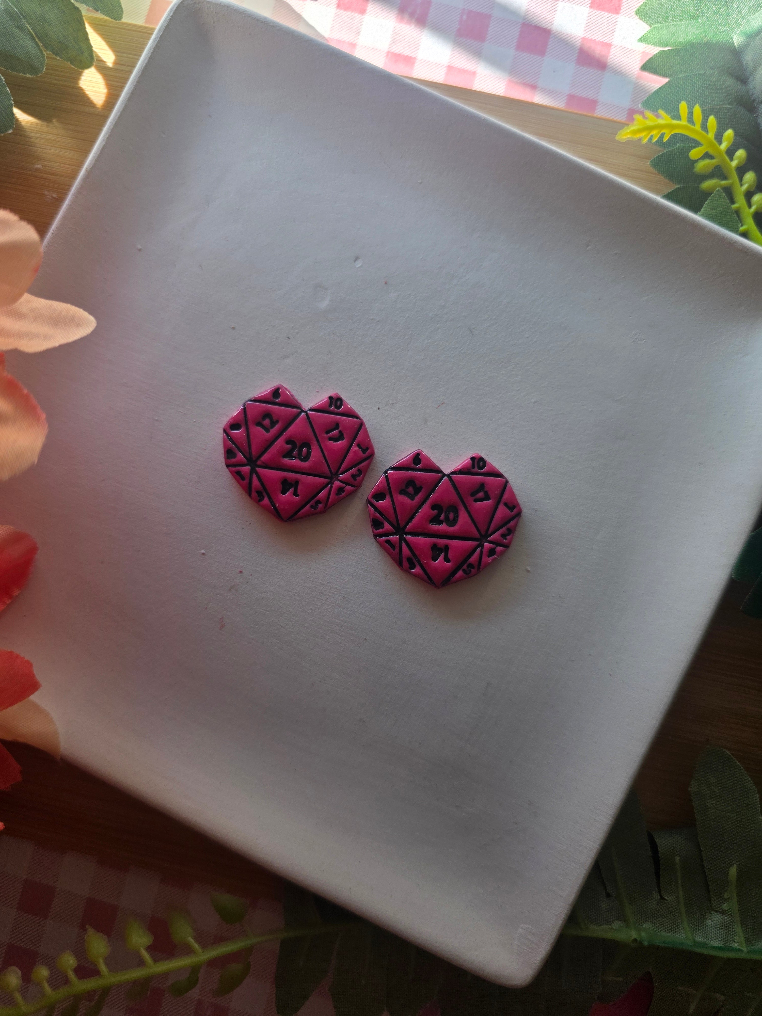 Roll For...Valentines Earrings
