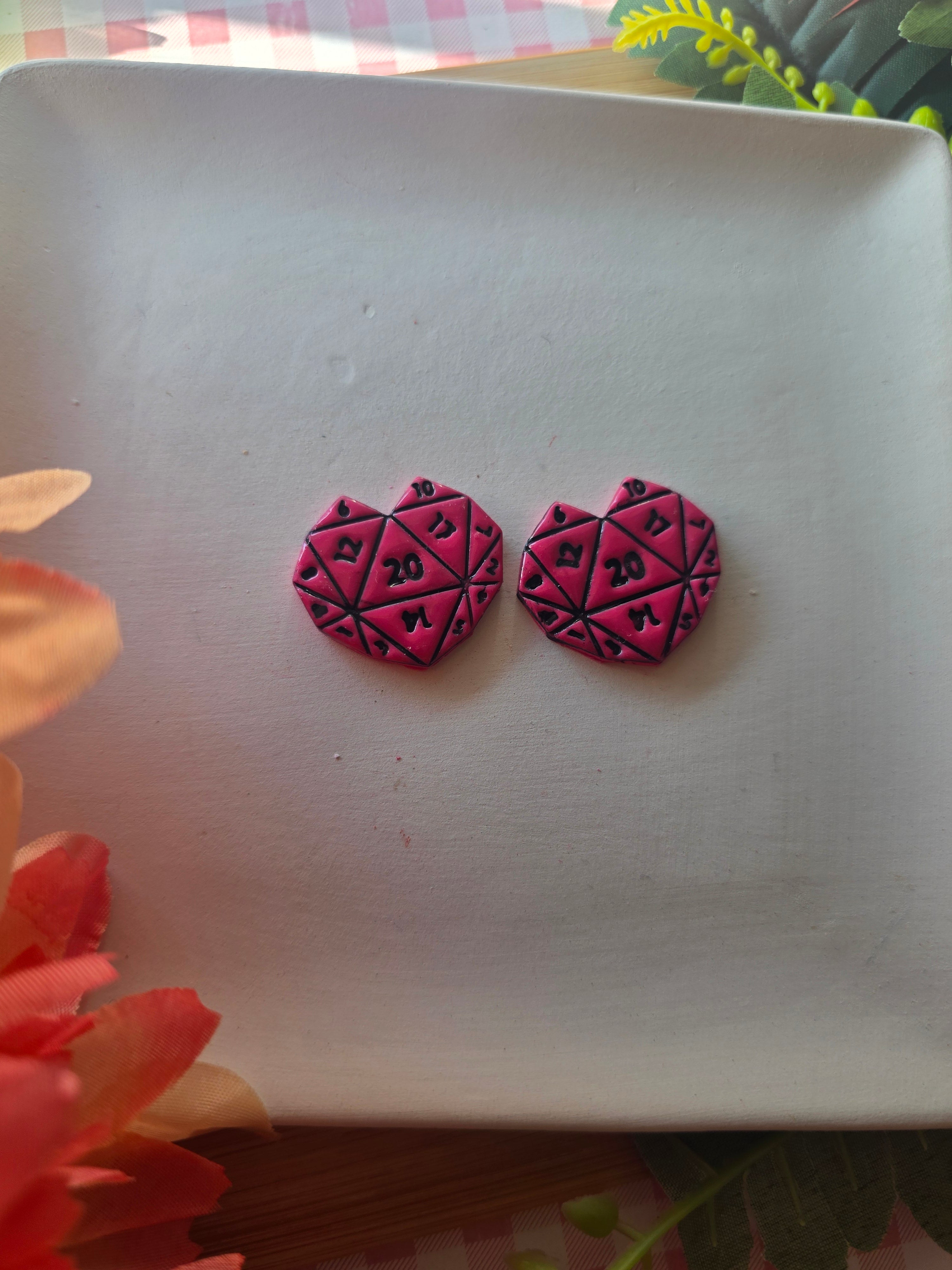 Roll For...Valentines Earrings