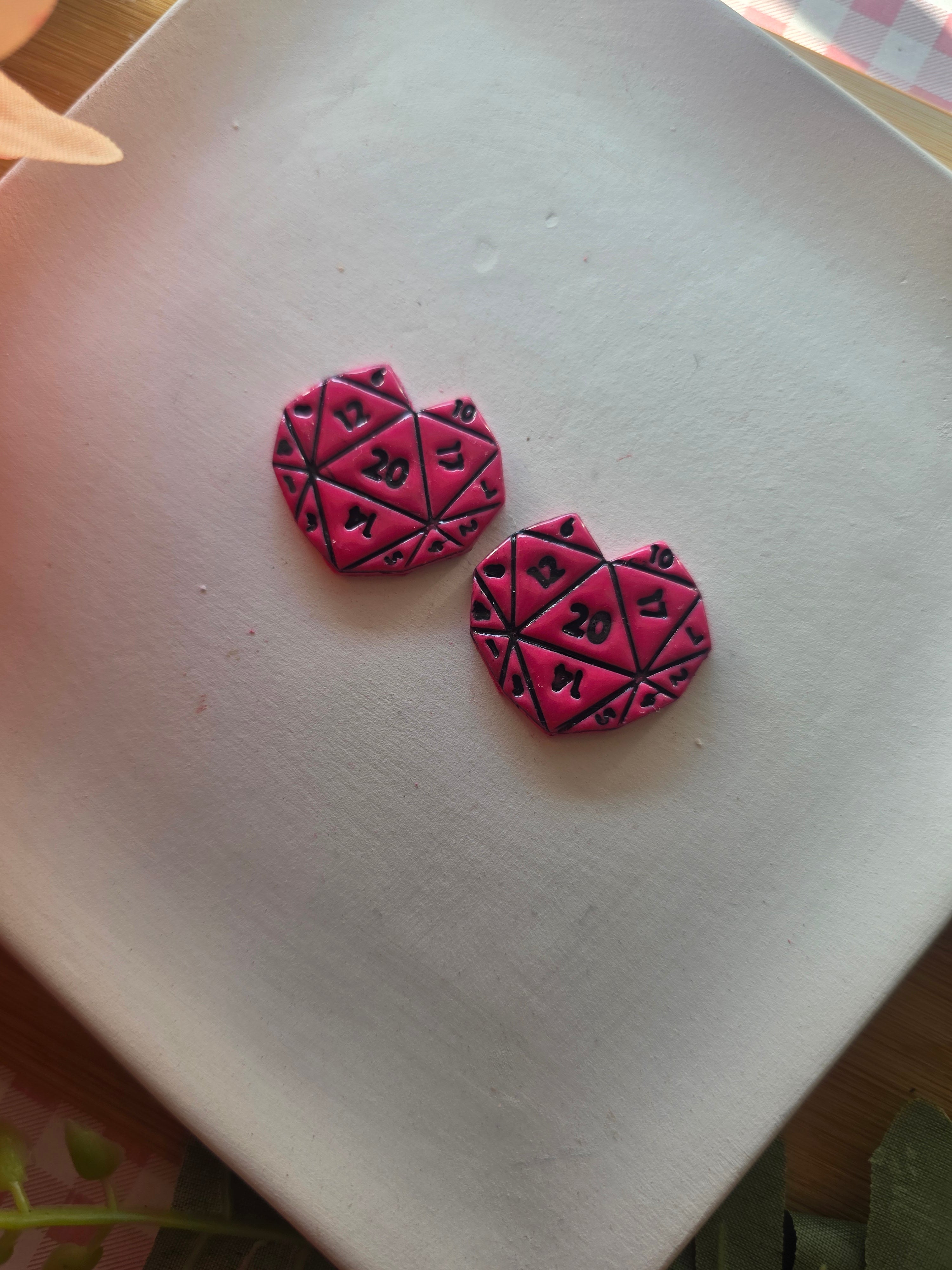Roll For...Valentines Earrings