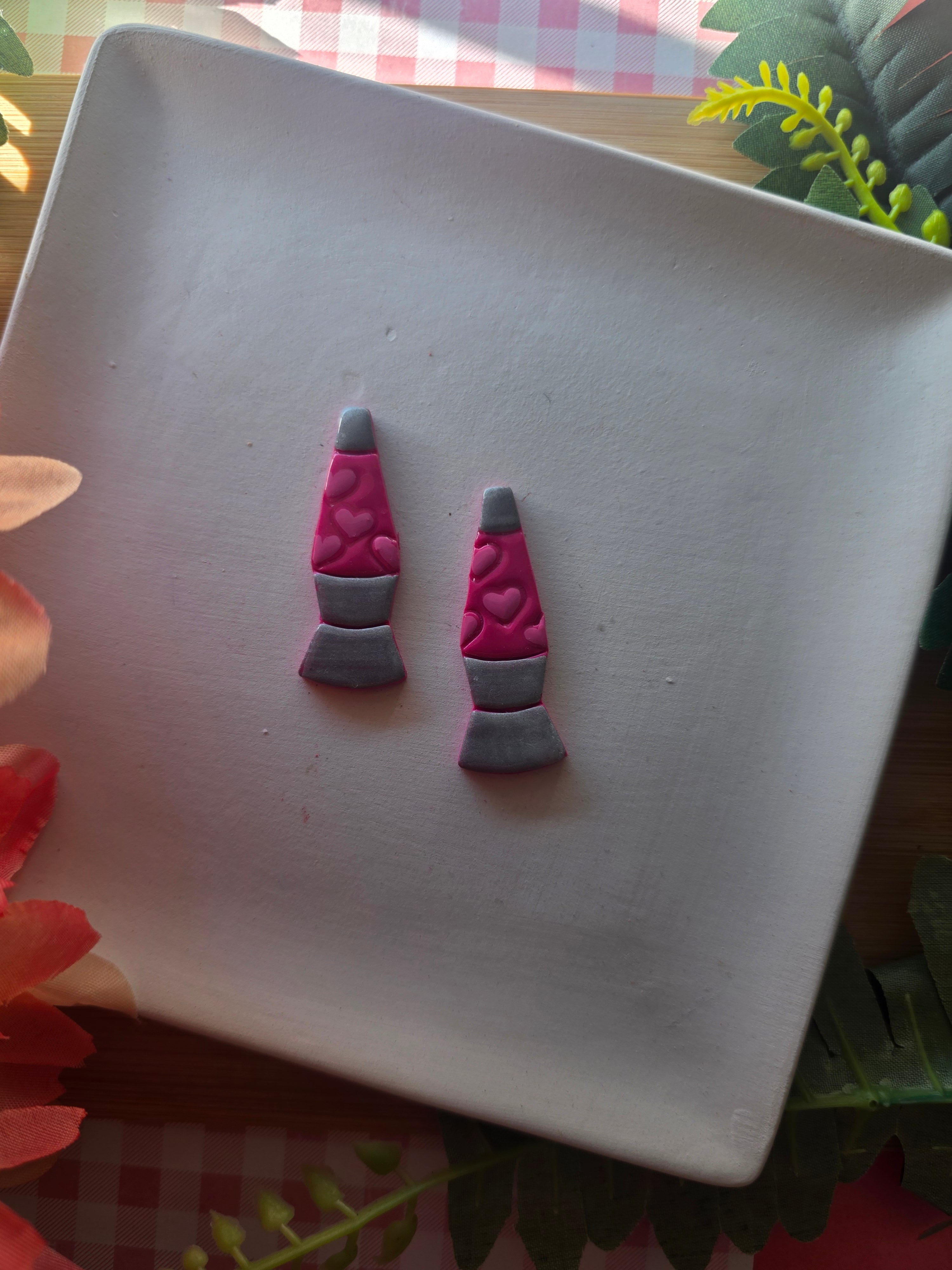 LOVE-a Lamp Valentines Earrings