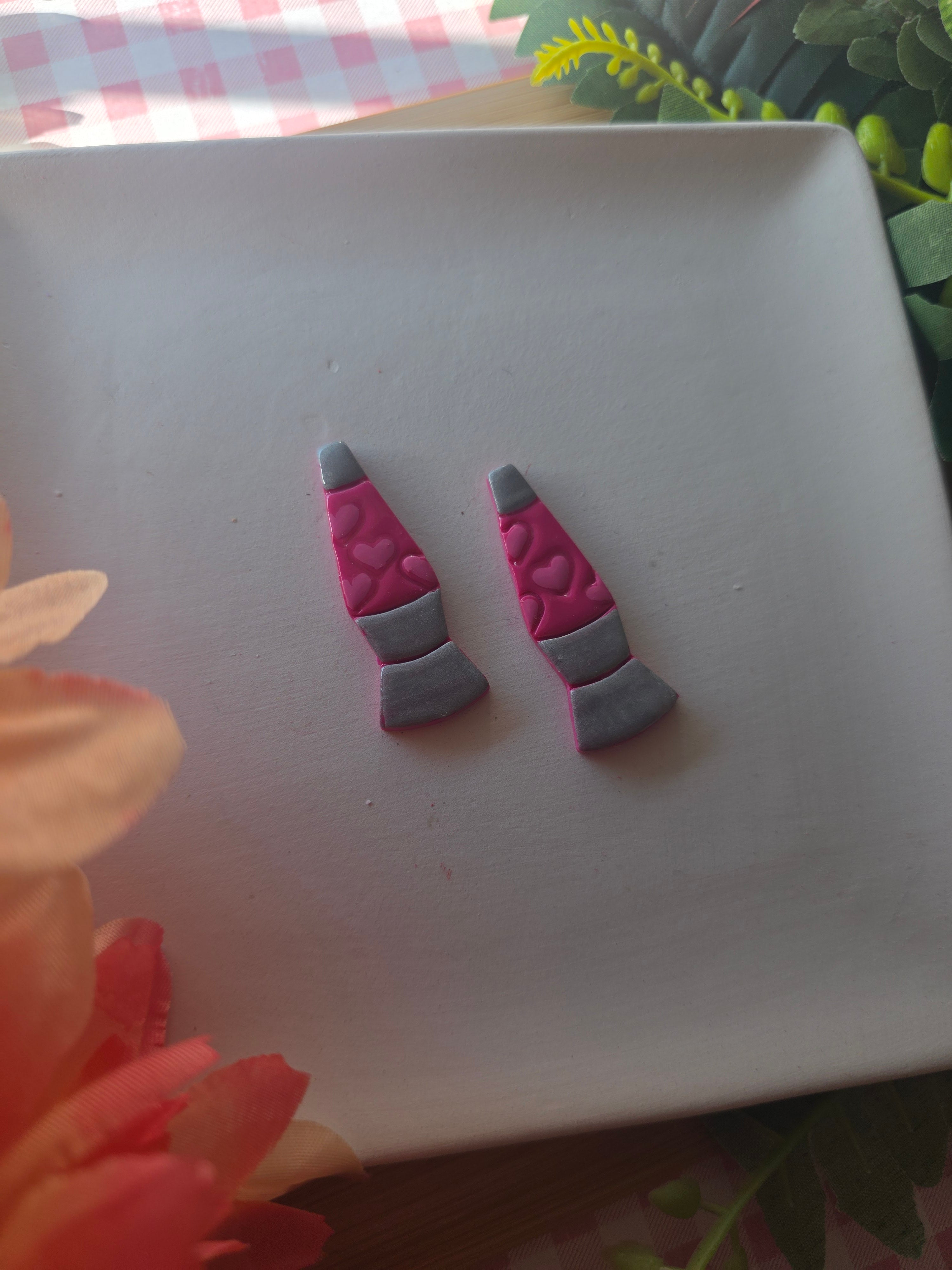 LOVE-a Lamp Valentines Earrings