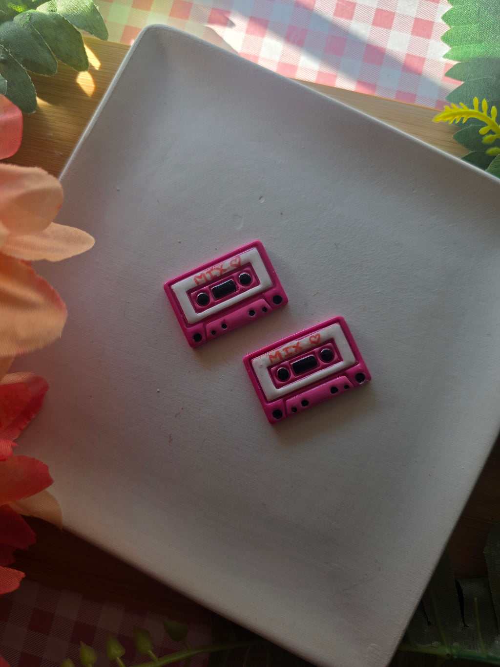 Mixed Tape Valentines Earrings