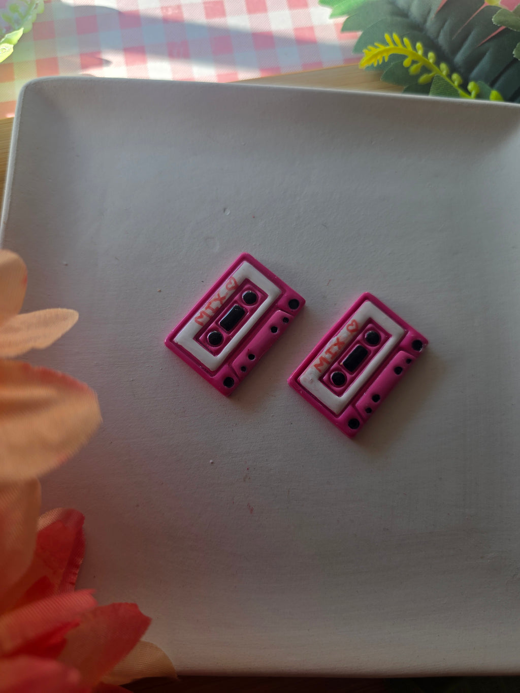 Mixed Tape Valentines Earrings