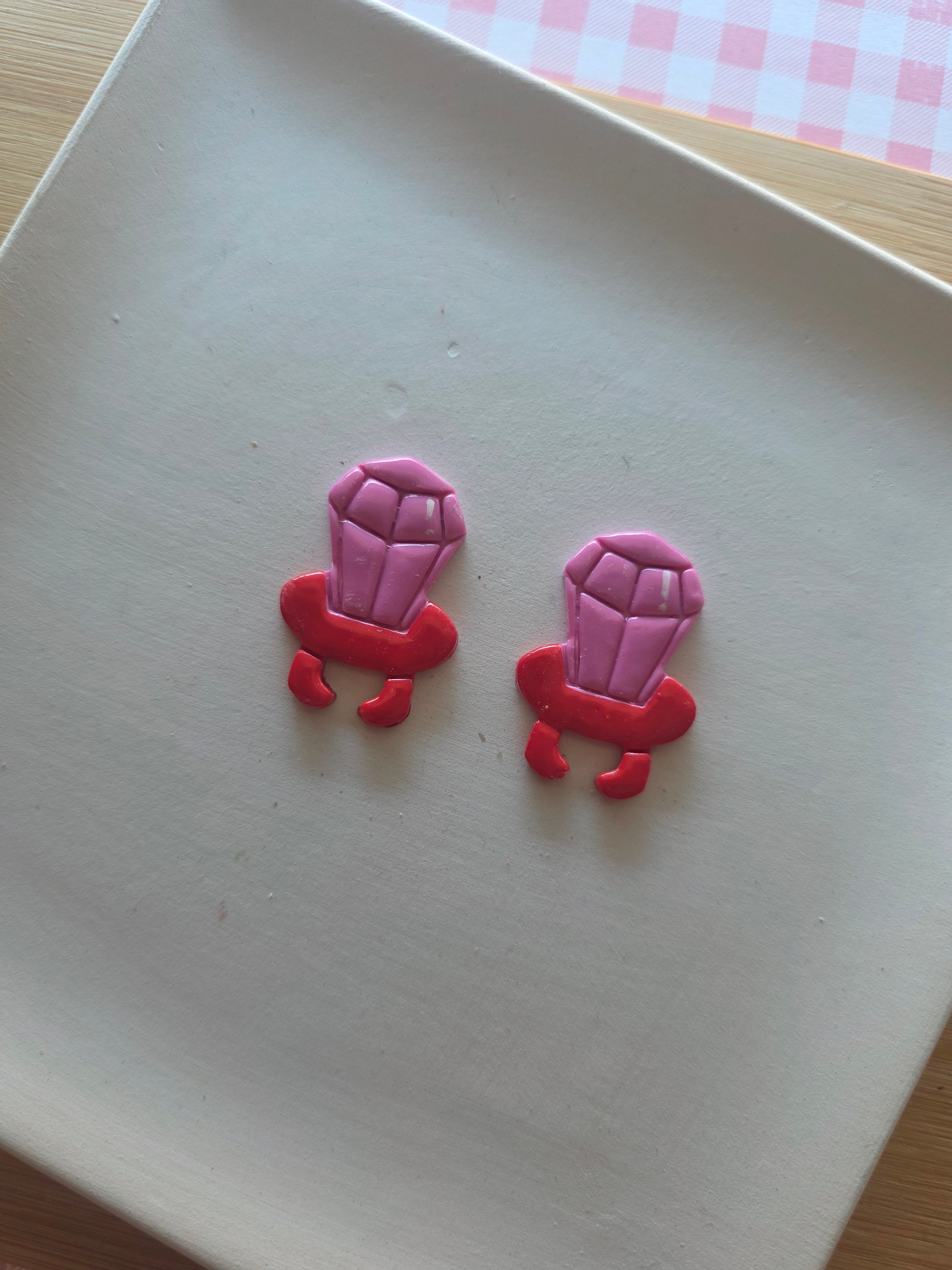 Ring Pop Valentines Earrings