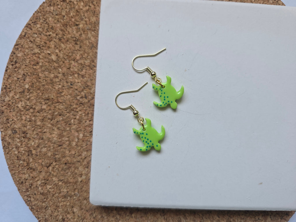 Mini Turtle Dangle Earrings