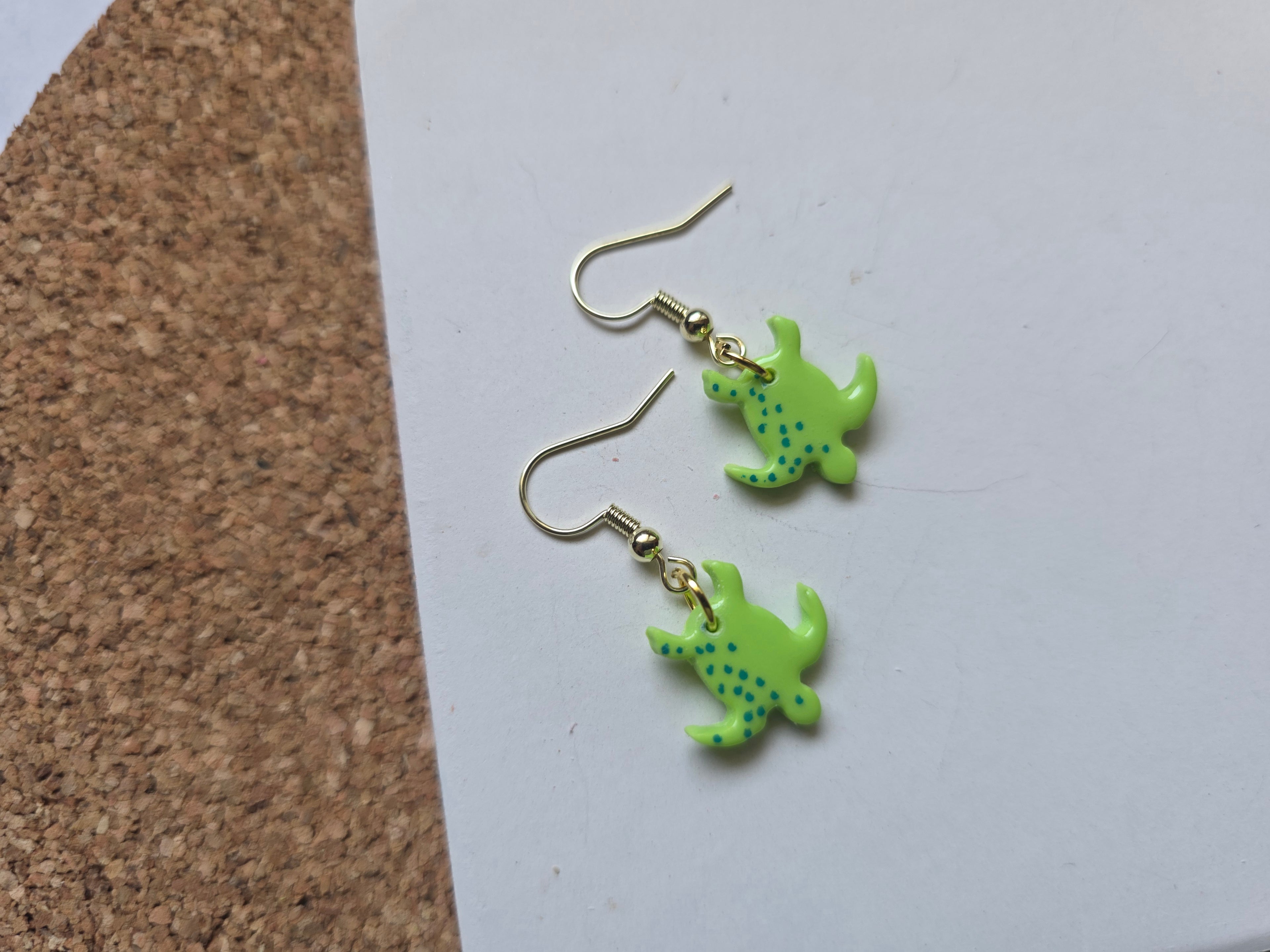 Mini Turtle Dangle Earrings