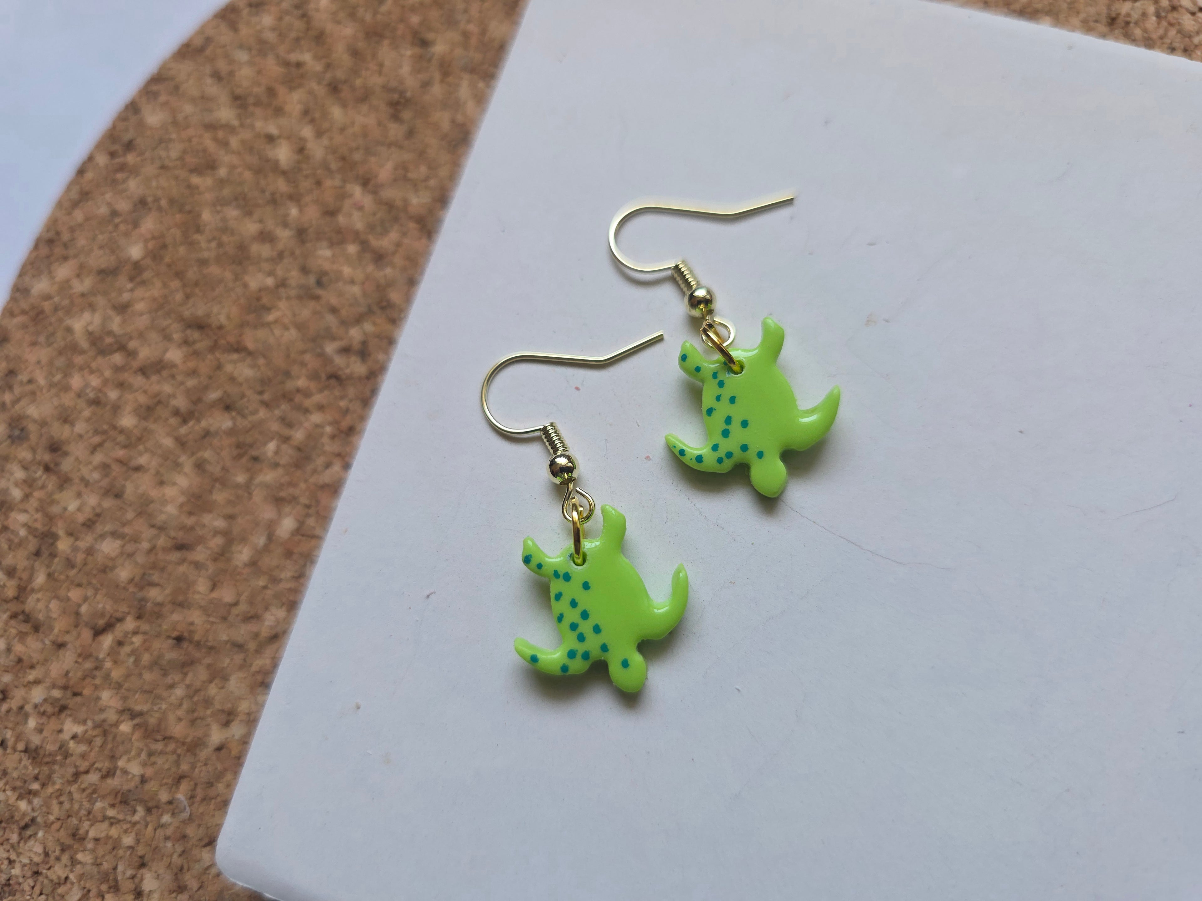 Mini Turtle Dangle Earrings
