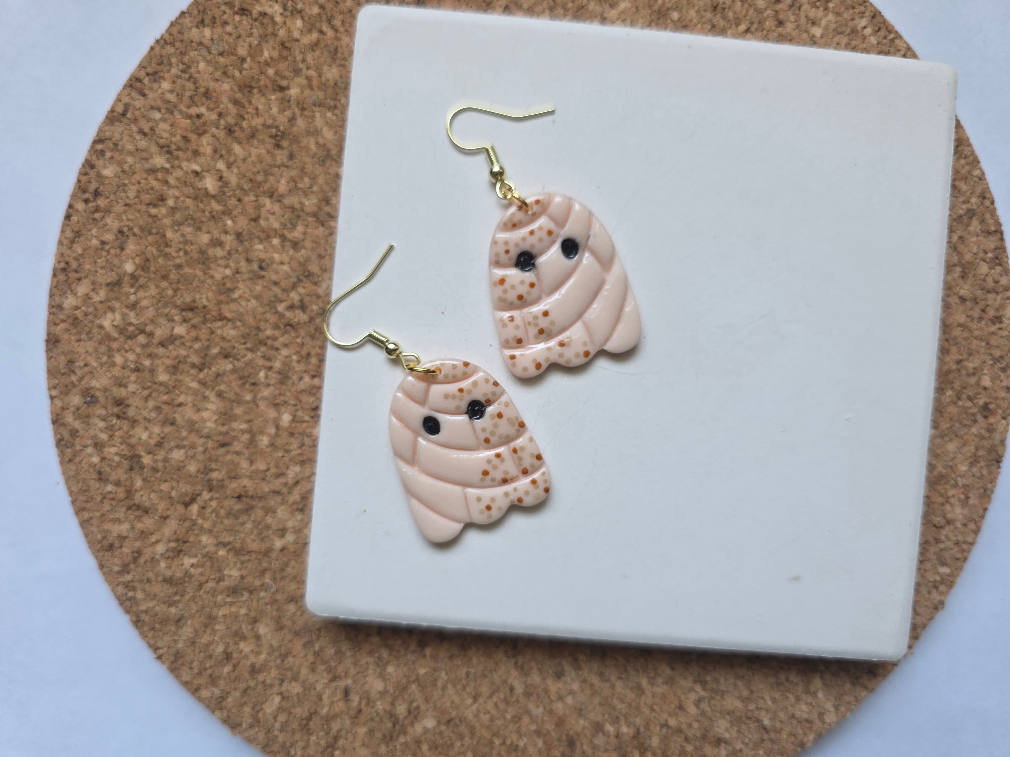 Ghost Concha Earrings