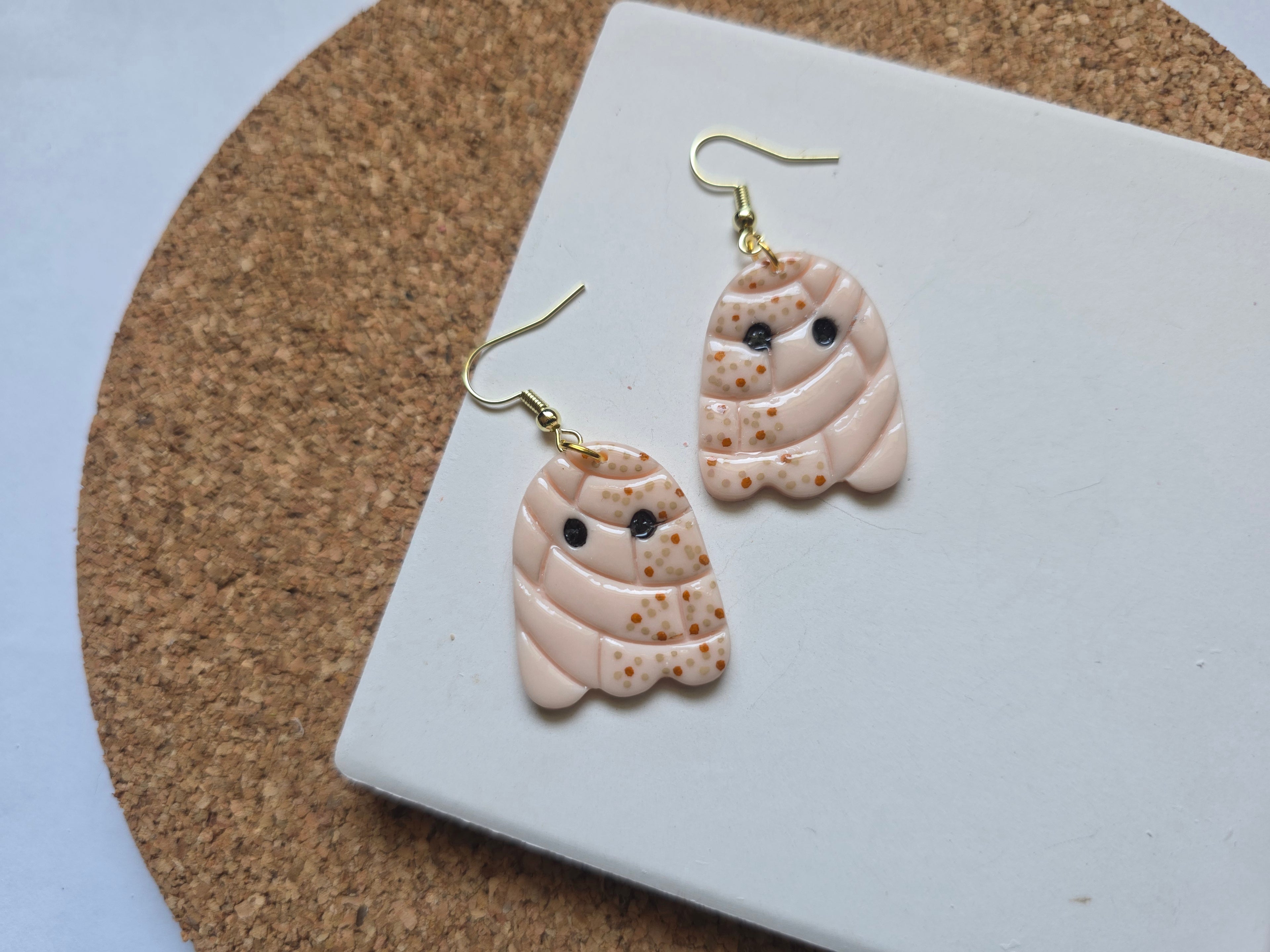 Ghost Concha Earrings