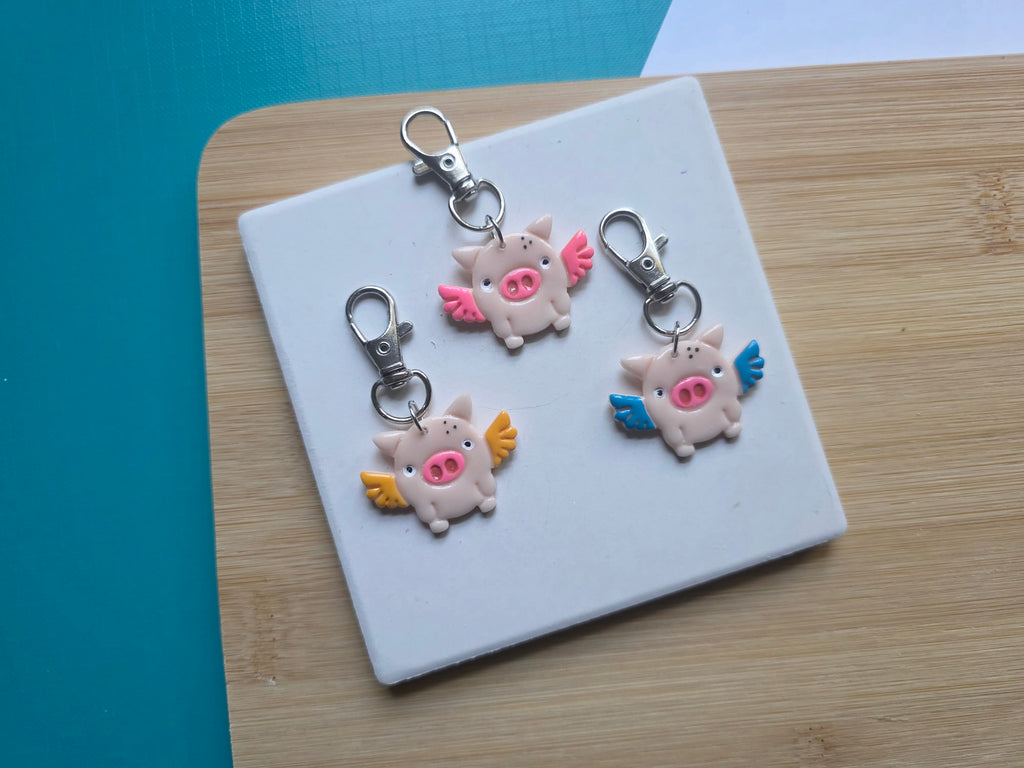 Flying Pig Emotional Support Clay Friend