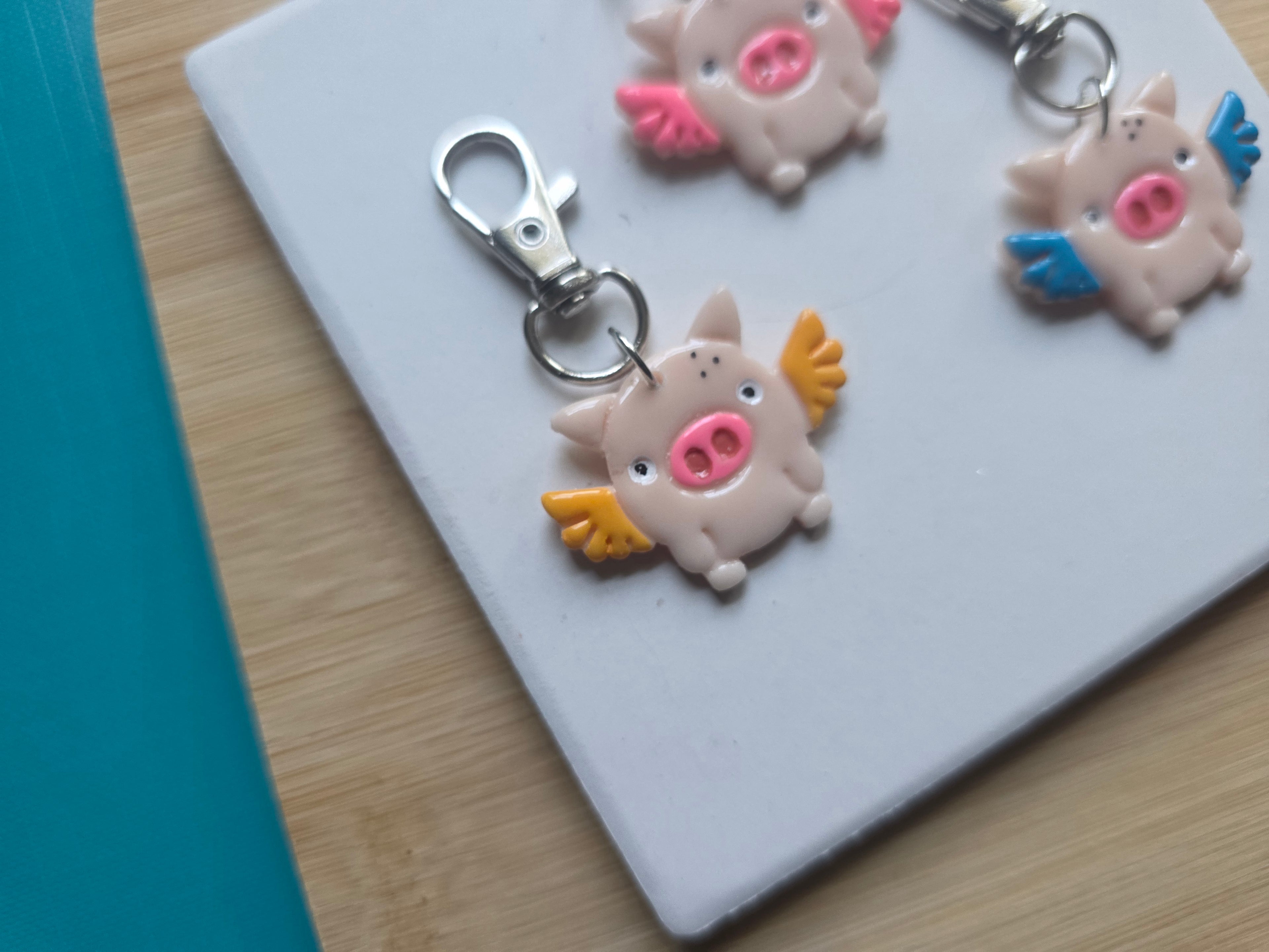 Flying Pig Emotional Support Clay Friend