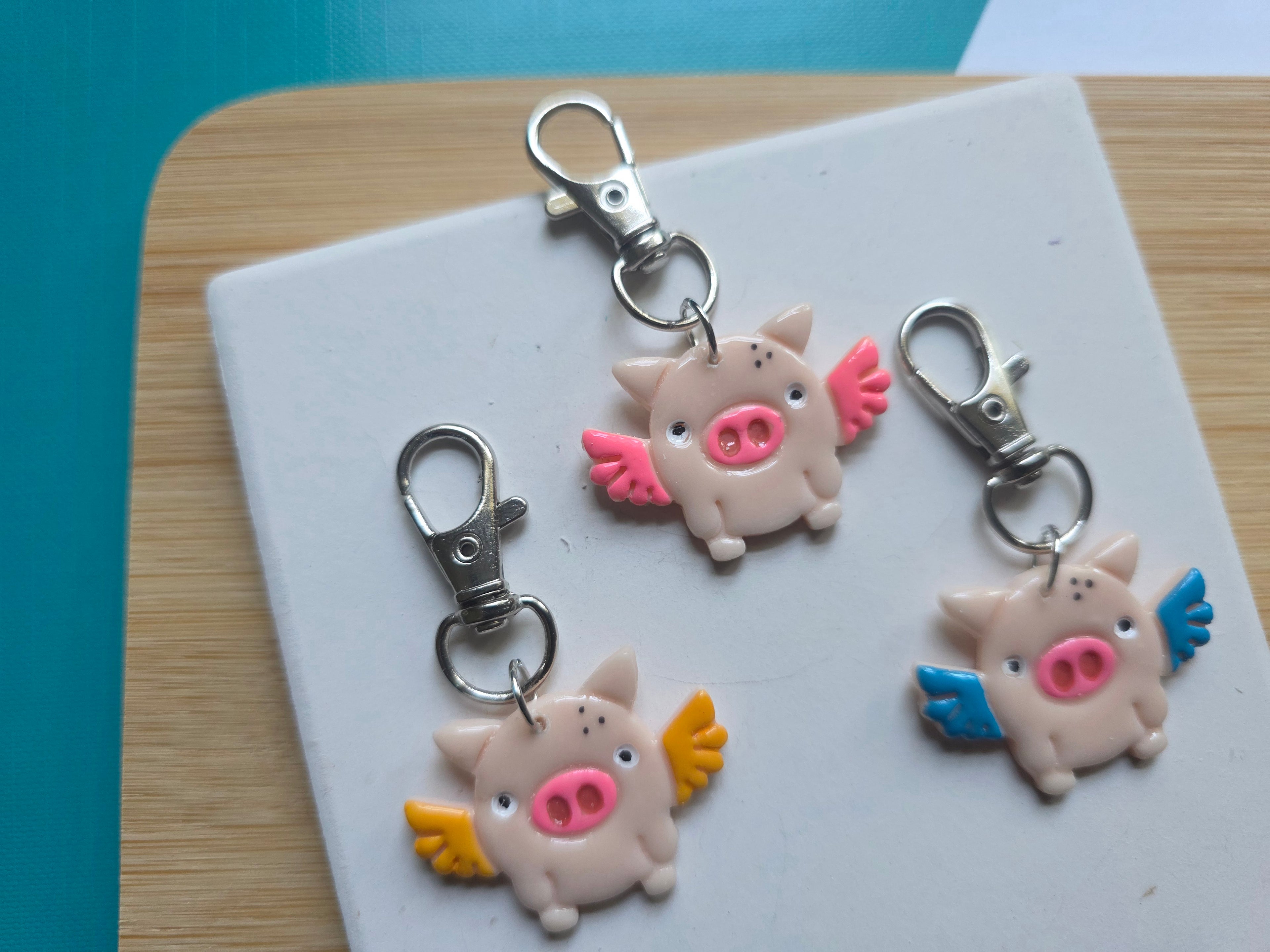 Flying Pig Emotional Support Clay Friend