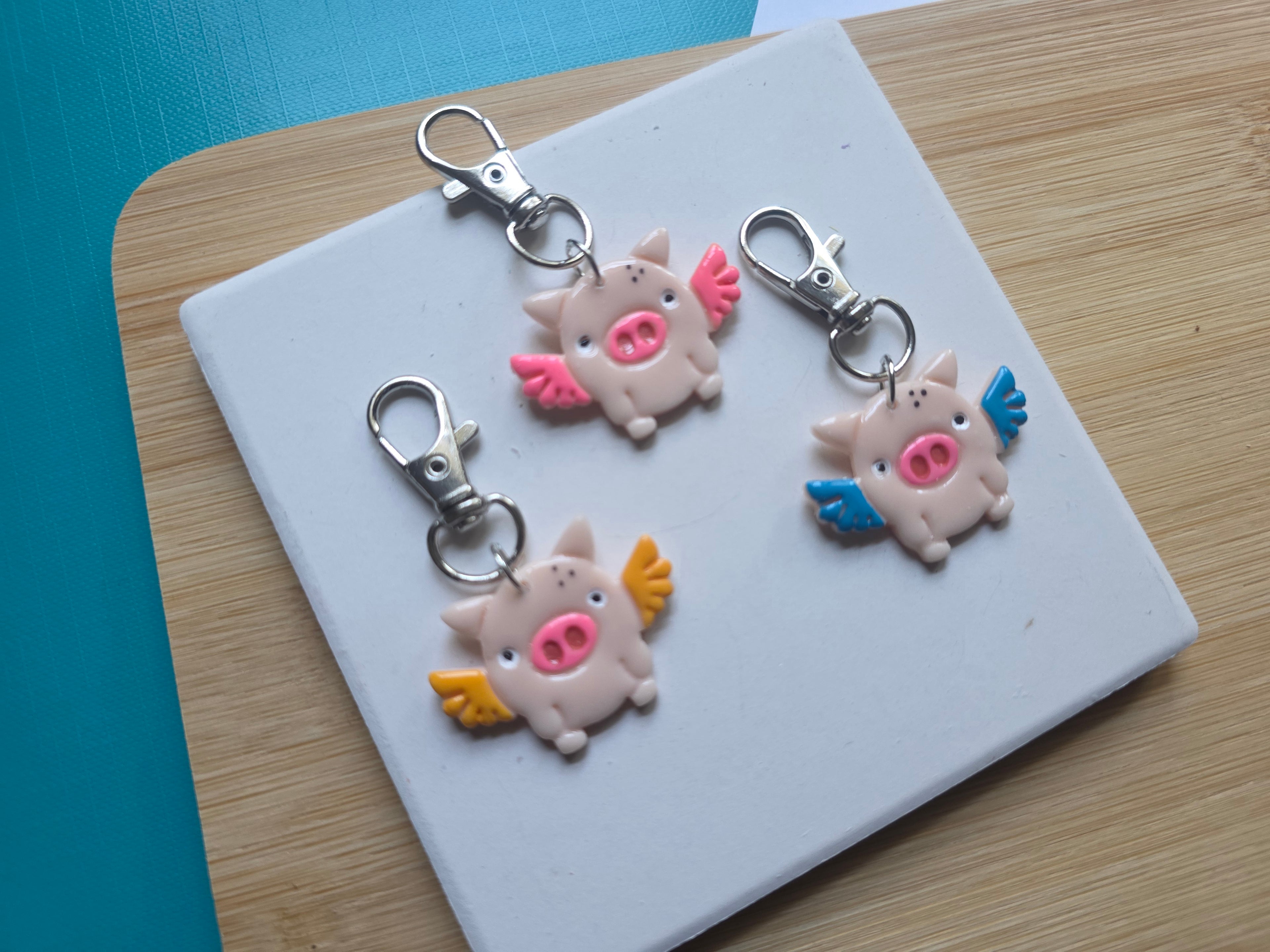 Flying Pig Emotional Support Clay Friend