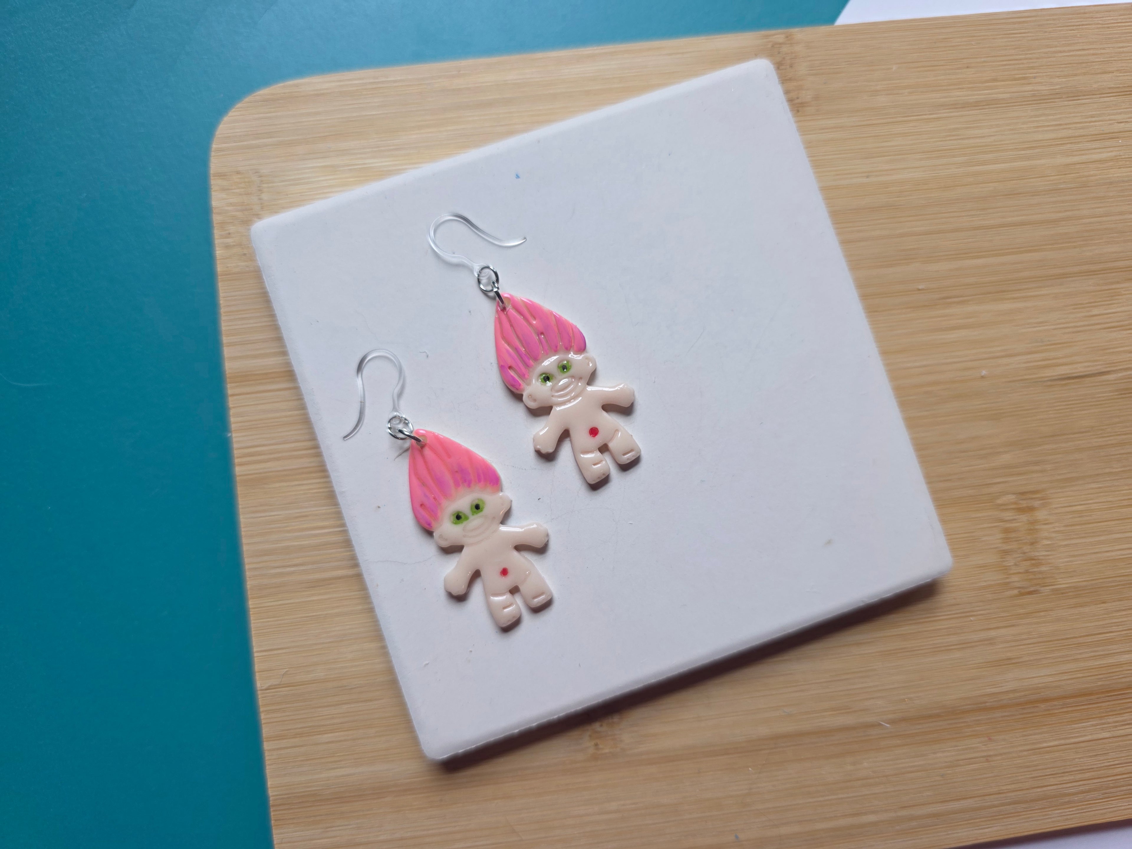 Funny Goblin Doll Earrings