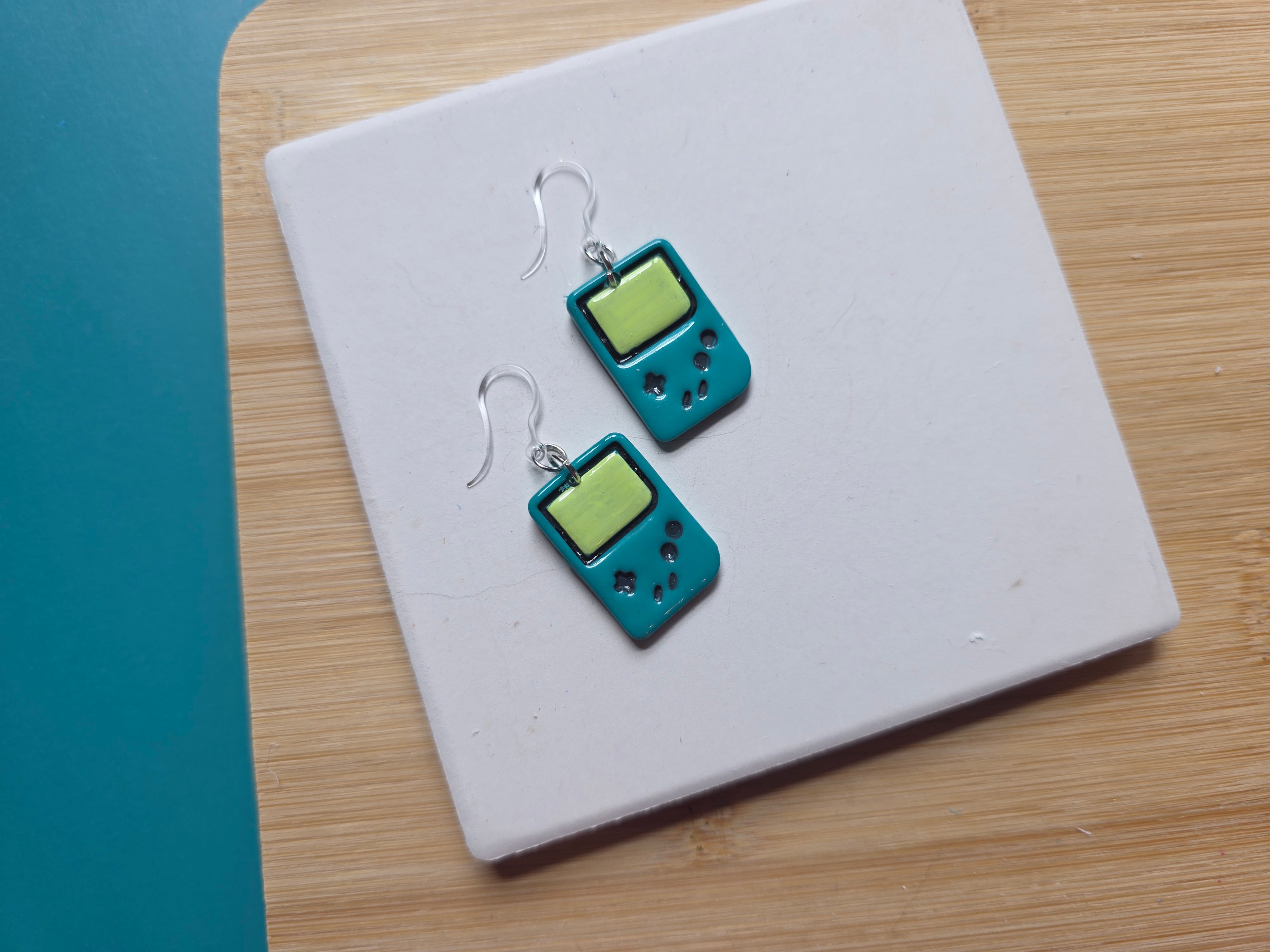 90's Color Handheld Game Earrings