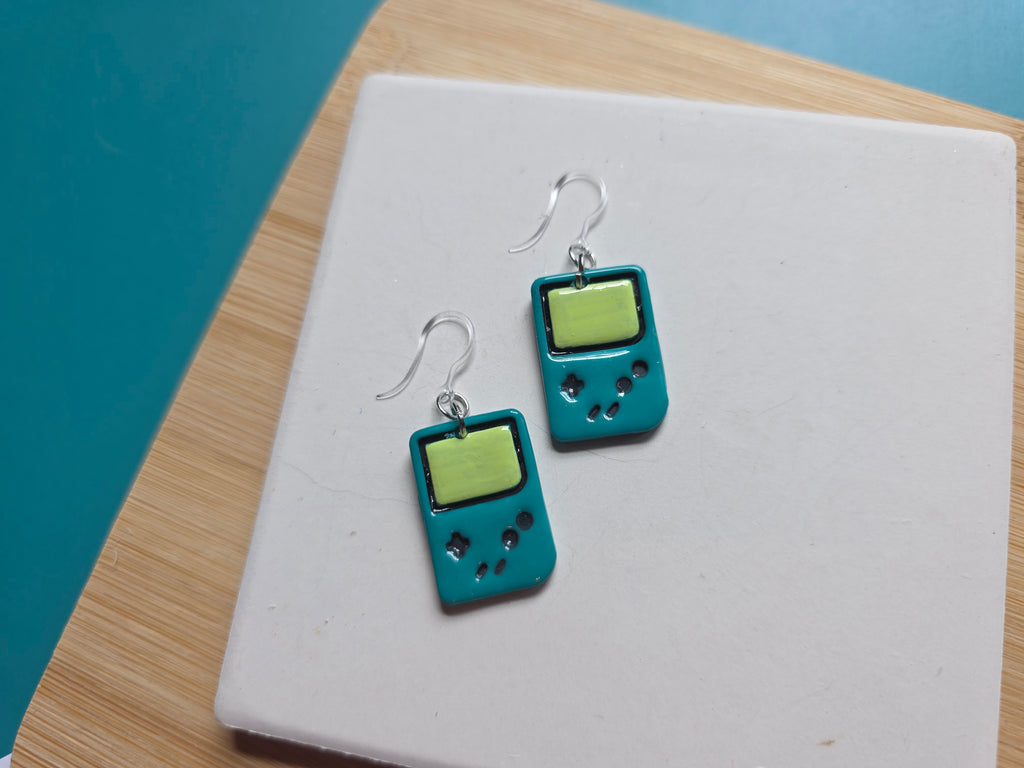 90's Color Handheld Game Earrings