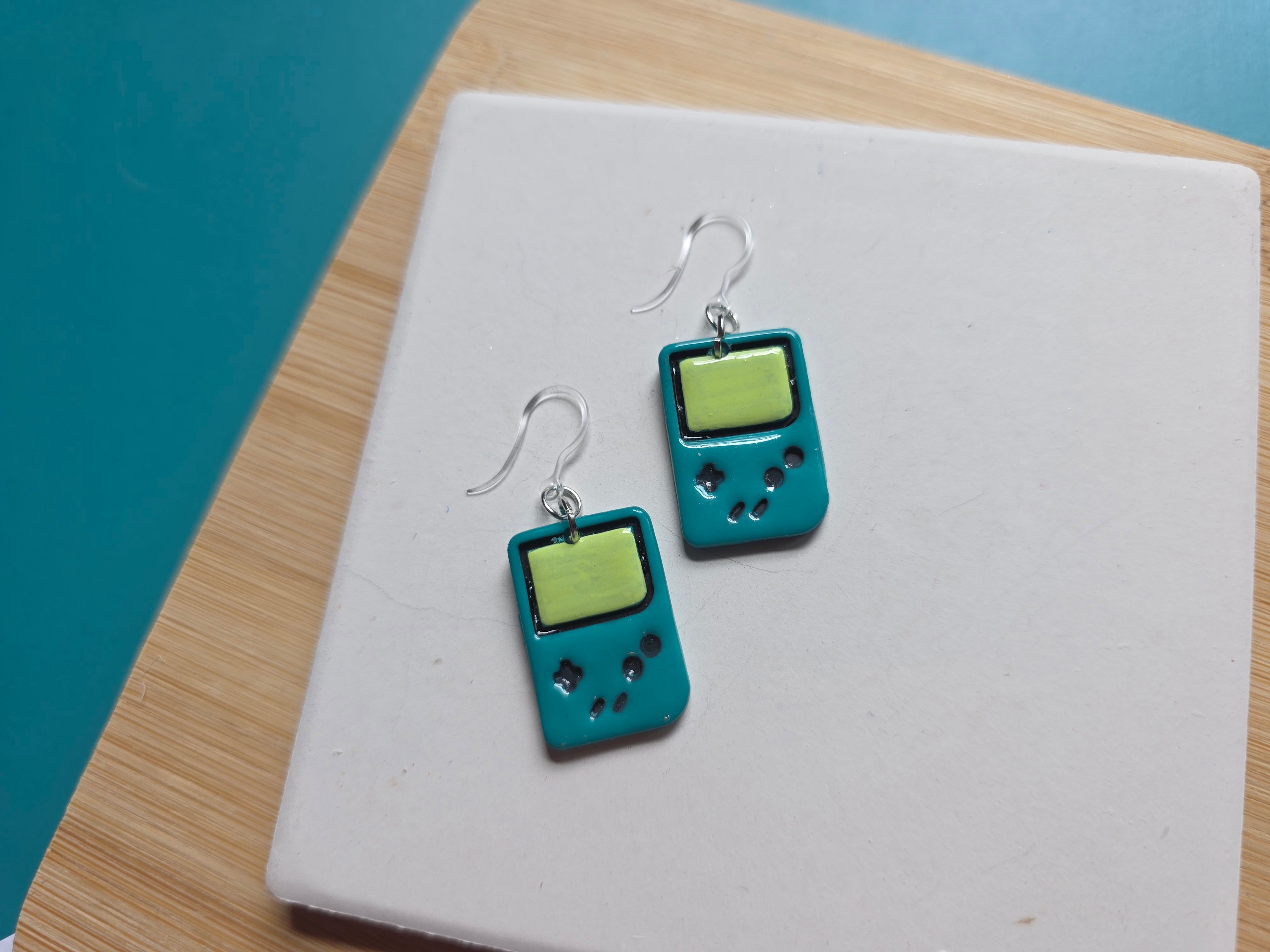 90's Color Handheld Game Earrings