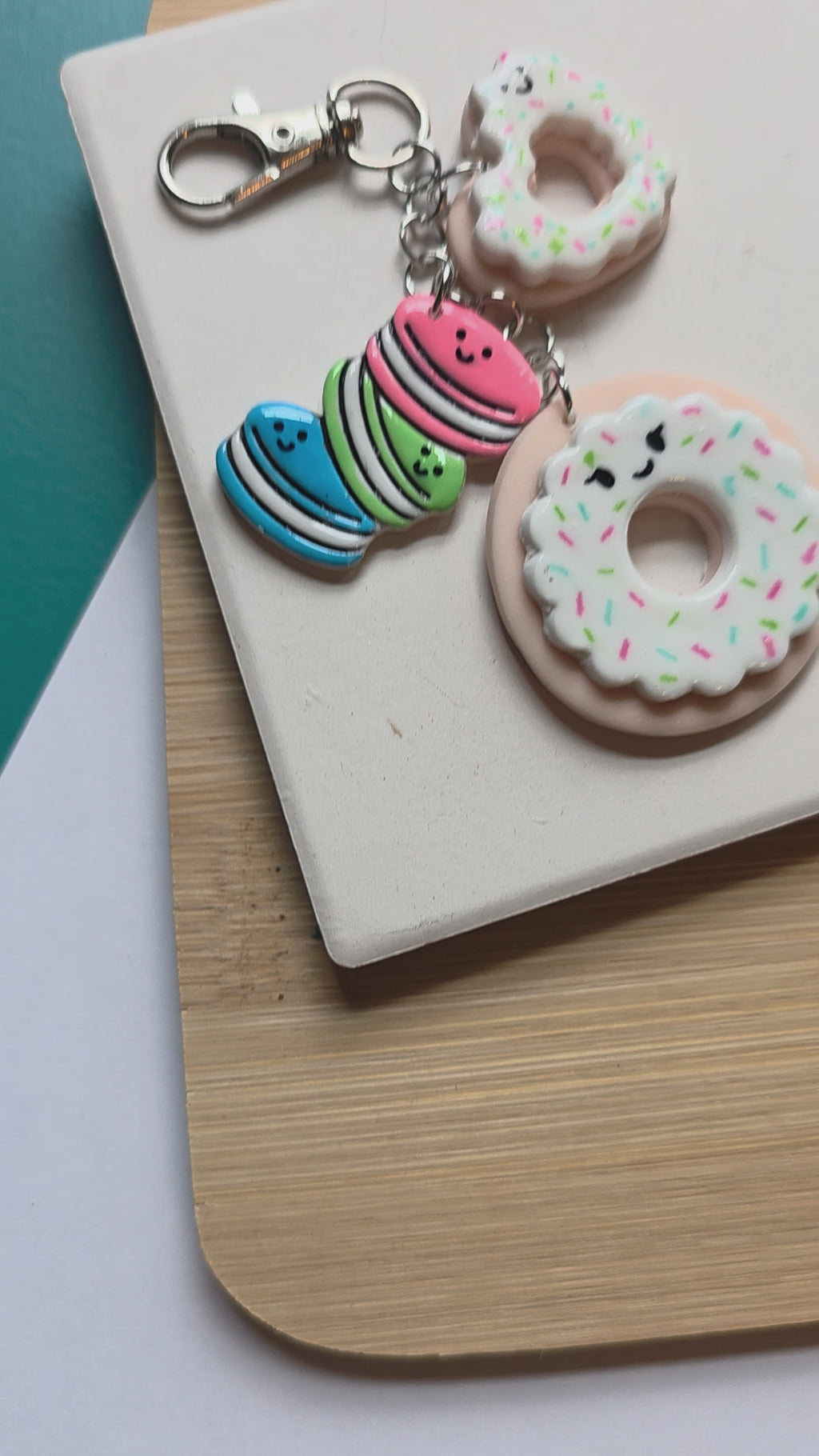 Sweet Sweets Polymer Clay Keychain