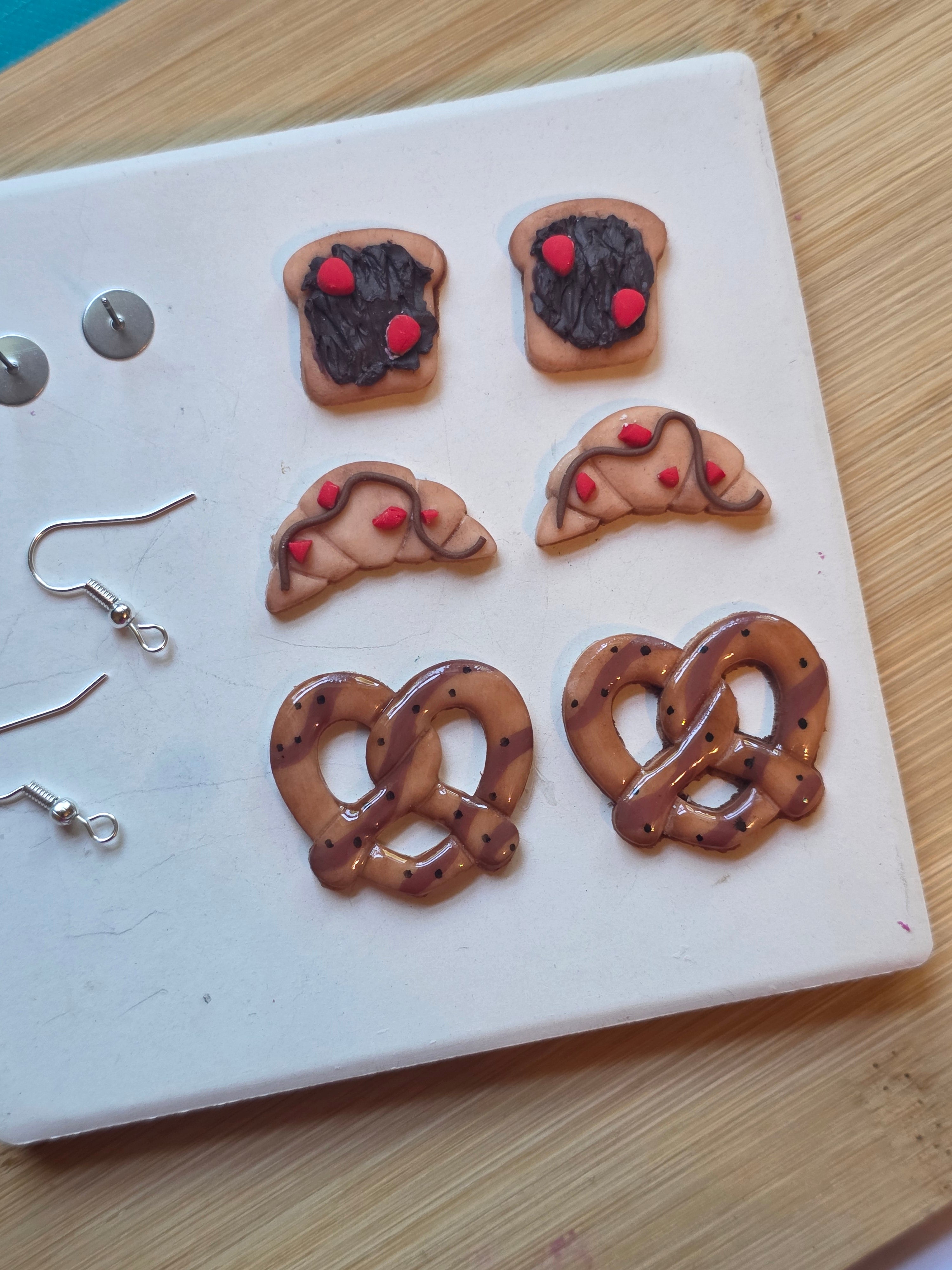 Chocolate Sweets Clay Earrings