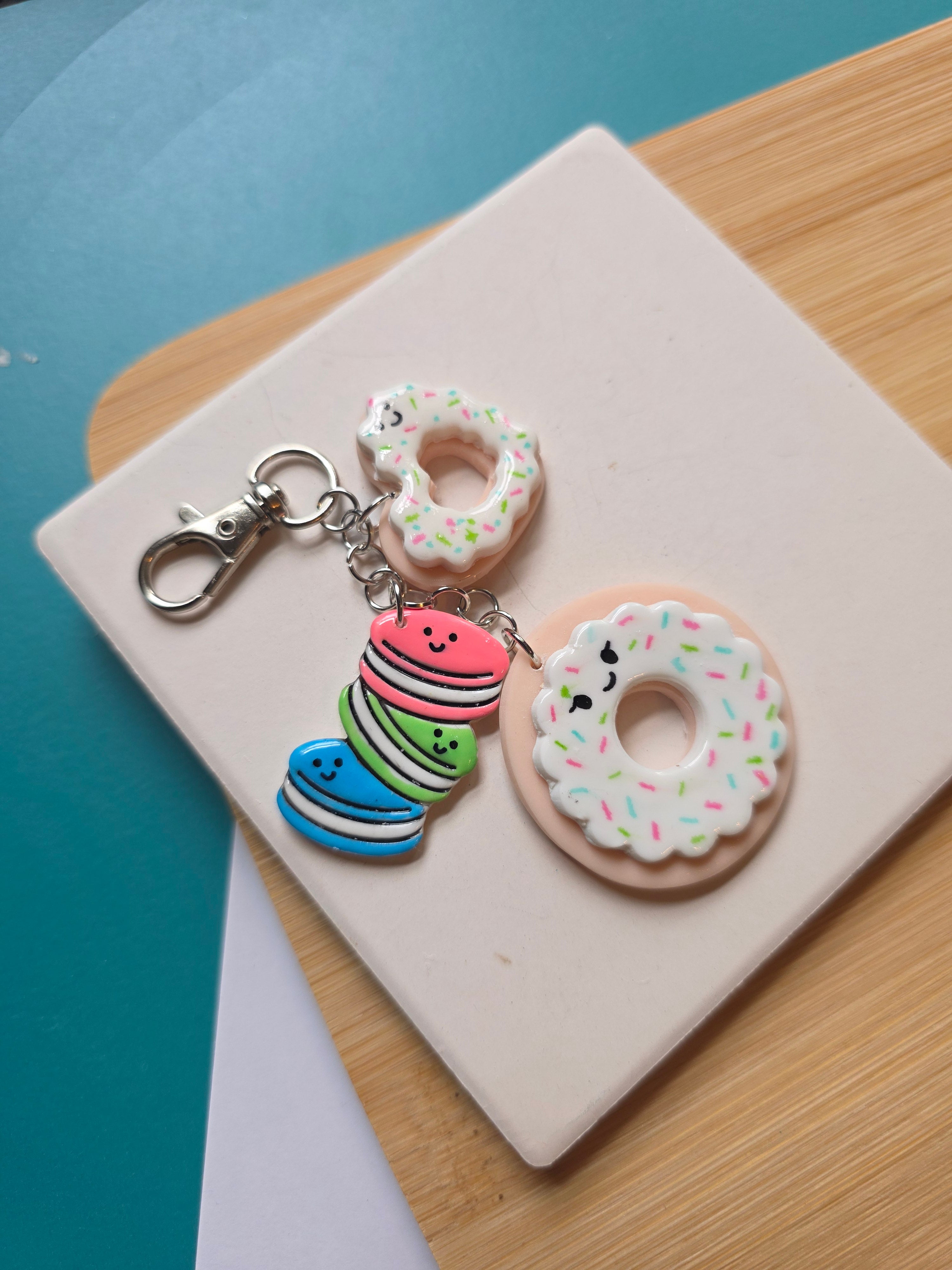 Sweet Sweets Polymer Clay Keychain